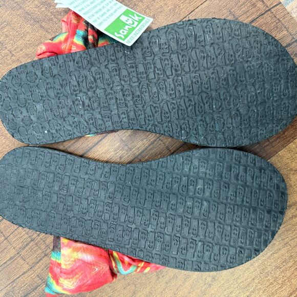 Sanuk Yoga Sling 2 Prints Yoga Mat Sandals Womens Size 9 -NEW- - Picture 5 of 6